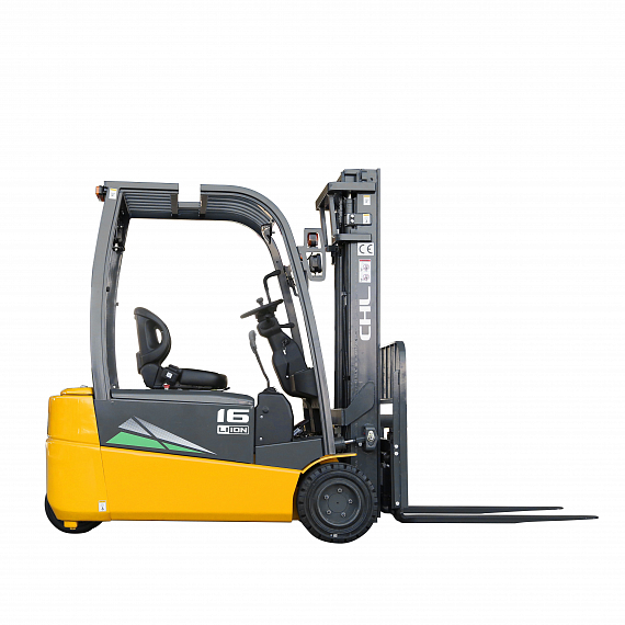 Электропогрузчик Вилочный Трехопорный CHL CPD16SQ-A2LIG3-M 4500 мм 1600 кг SS FFL